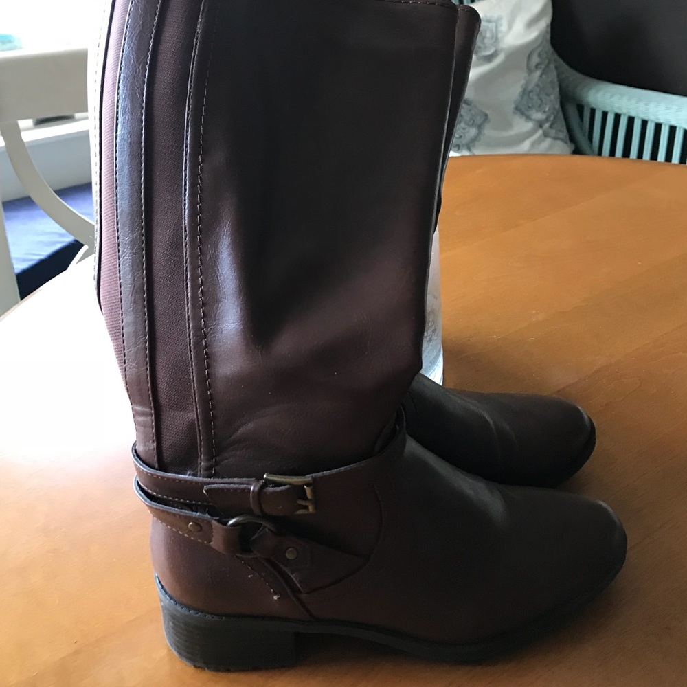 Liz Claiborne Riding Boot - Camel colored